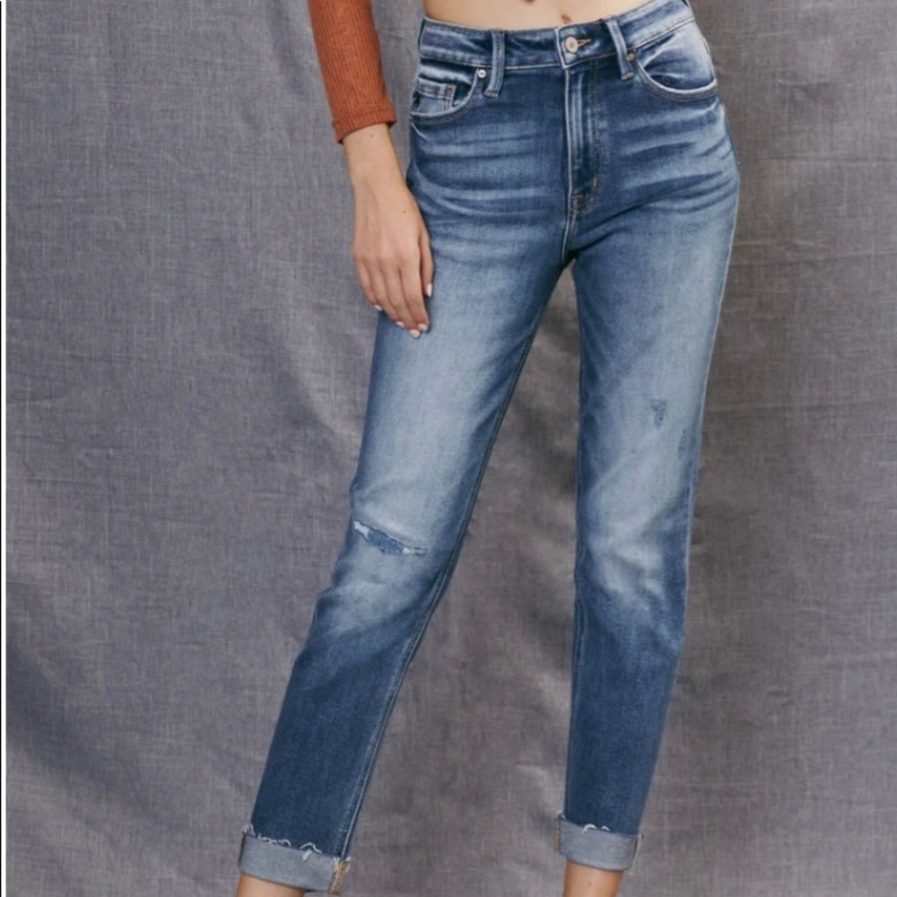 KanCan USA high rise straight jeans